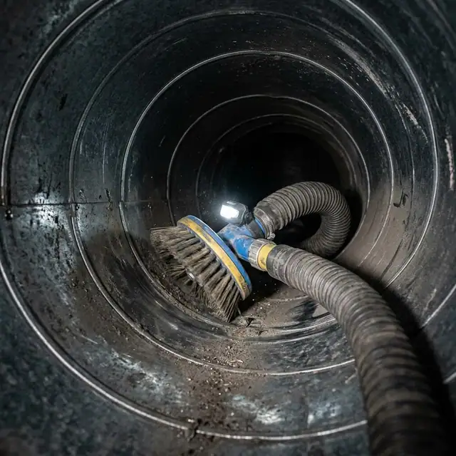 Air Duct Mold Cleaning service example in a Boston property