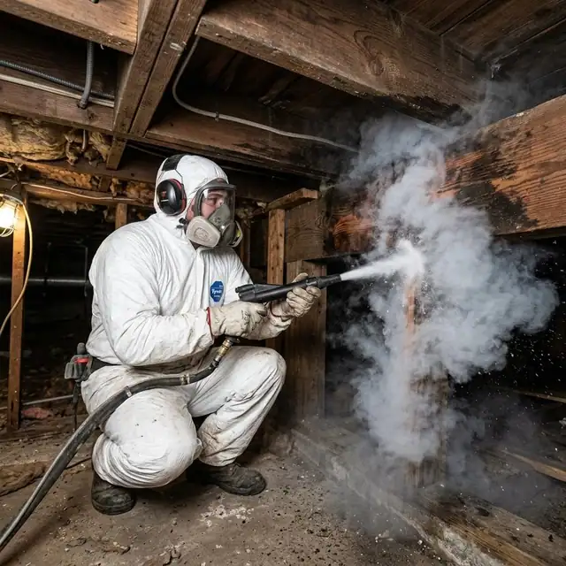 Dry Ice Mold Blasting service example in a Boston property