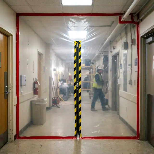 Mold Containment Services service example in a Boston property