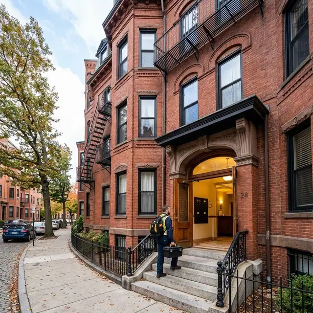 Multifamily Mold Remediation service example in a Boston property